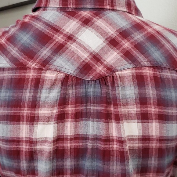 EUC Lucky brand plaid button-down shirt long sleeve Size XL - Picture 6 of 8